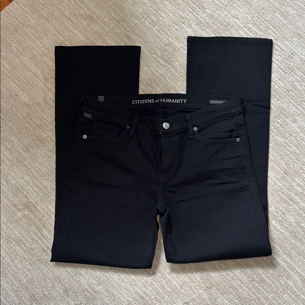 Citizens Of Humanity Black Jeans With Sleek Fit